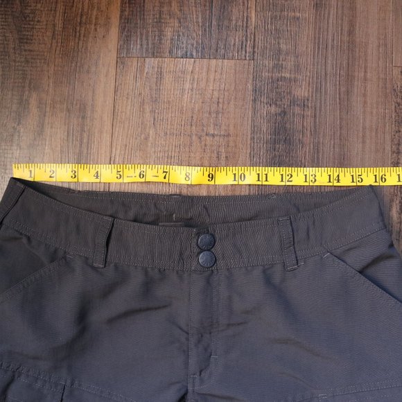 The North Face Shorts Women 10 Dark Gray Outdoor Hiking Camping - Picture 13 of 15